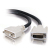 C2G 2m DVI-D Dual Cable DVI-Kabel Schwarz