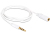 DeLOCK 84717 Audio-Kabel 0,5 m 3.5mm Weiß