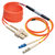 Tripp Lite N425-02M cable de fibra optica 2 m LC SC Gris, Naranja, Amarillo