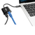 Tripp Lite U436-06N-GB-C Adaptador de Red USB-C a Gigabit con USB-C PD - Thunderbolt 3, Negro