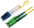 Microconnect FIB472025 kabel InfiniBand / światłowodowy 25 m E-2000 (LSH) LC Żółty