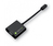 Techly IDATA-HDMI-VGA5 video cable adapter VGA (D-Sub) HDMI Type D (Micro) Black