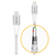 ALOGIC ULC8P1.5-SLV mobiltelefon kábel Ezüst 1,5 M USB C Lightning