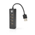 Nedis UHUBU2420BK hálózati csatlakozó USB 2.0 480 Mbit/s Fekete