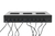Leba NoteCharge NCHAR-UC10-800W-SC Ladegerät für Mobilgeräte Tablet, Laptop Schwarz USB Schnellladung Drinnen