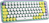 Logitech POP Keys klawiatura RF Wireless + Bluetooth QWERTY Rosyjski Zielony, Fioletowy, Biały, Żółty