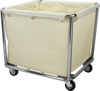SARO Wäschewagen Modell AF 264 - Material: (Rahmen) Edelstahl - (Wäschesack)