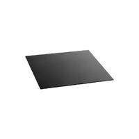 Glasplatte 50x50x0,4cm, schwarz, 1er