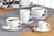 Espresso-Tasse, Inhalt: 0,10 ltr., mit Untertasse, Form CREMA, UNI WEISS,