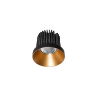 Syla r-b 10w 800lm 3000k 38° noir - dore (DO221WW18)