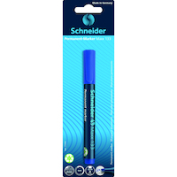 Marker permanentny SCHNEIDER Maxx 133, ścięty, 1-4mm, blister, niebieski