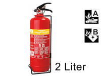 Schaumfeuerlöscher, Brandklassen A, B, Manometer, 2 Liter