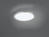 LED Deckenleuchte PHOENIX Silber / Weiß dimmbar - extra flach Ø 30cm