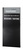 MOEDEL Stele Außenbereich MADRID BLACK LINE, 2.000 x 730 mm, Werbetechnik, Kommunikations-Säule