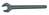 NORDWEST Handel AG Klucz płaski jednostronny 894 rozmiar klucza 38 mm długość 299 mm czarny