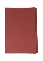 ValueX Square Cut Folder Manilla Foolscap 180gsm Red (Pack 100)