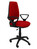 Silla Operativa de oficina modelo Elche CP brazos golf bali color rojo