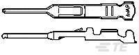 Stiftkontakt, 0,05-0,15 mm², AWG 30-26, Crimpanschluss, 170377-2