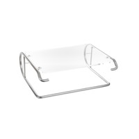 R-Go Steel Essential Monitor Stand, silver