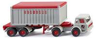 Wiking 052501 H0 Tehergépjármű modell Harvester konténerszállító pótkocsi 20&#39 &quot Sealand&quot