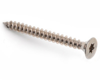 4.0 X 13/13 TX20 COUNTERSUNK FULL THREAD CHIPBOARD SCREW A2 STAINLESS STEEL