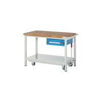 Mobile and lowerable workbench, Series 8 frame construction