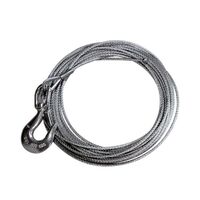 Stainless steel rope incl. load hooks
