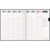 Buchkalender Manager Wt 7 21x26cm 1 Woche/2 Seiten Kunstleder-Einband braun 2025