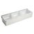 Vogue Condiment Dispensers in White Made of Stainless Steel 3 x 2 US Pint