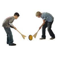 Radfang-Spiel Rondolo für Kinder und Erwachsene, Reaktionspiel, inkl. 2 Fänger 1 Rad