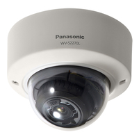 I-PRO WV-S2270L - Vandalismussichere 4K Kuppel-Netzwerkkamera für Innenbereiche (1/1.8" MOS-Sensor | IR-LED-Beleuchtung | Nachtfarbsicht | H.265)