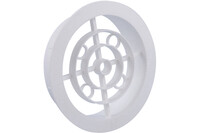 Nedco luchtrooster - rond - pvc - 100 mm