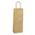 Portabottiglie BARBERA - maniglie cordino - 14 x 9 x 38 cm - carta biokraft - oro - Mainetti Bags - conf. 20 pezzi