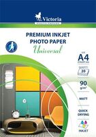 Victoria Fotópapír "Universal" tintasugaras A4 90g 20db matt (LVIM01)