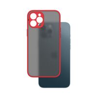 Cellect iPhone 12 tok piros-fekete (CEL-MATT-IPH12-RBK)
