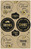 Deko Sticker, Papier, Danke, braun, schwarz, gold, 26 Aufkleber