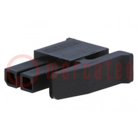 Plug; wire-board; female; Micro MATE-N-LOK; 3mm; PIN: 2; for cable