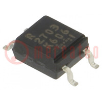 Optocoupler; SMD; Ch: 1; OUT: transistor; Uisol: 3,75kV; Uce: 120V