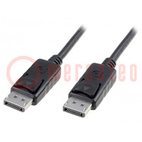 Kabel; DisplayPort 1.1a; Displayport Stecker,beiderseitig; 2m