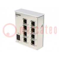 Switch Ethernet; unverwaltet; Portanzahl: 8; 24VDC; RJ45; IP20