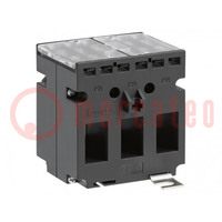 Transformador de corriente; Ientr: 60A; Isal: 5A; Øint: 25mm; M3N1