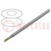 Wire; ELITRONIC® LIYCY; 14x0.25mm2; tinned copper braid; PVC
