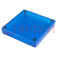 Enclosure: multipurpose; X: 80mm; Y: 80mm; Z: 15mm; 1551 MINI; ABS