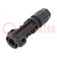 Connector: solar; male; 4÷6mm2; with contacts; crimped; SOLARLOK