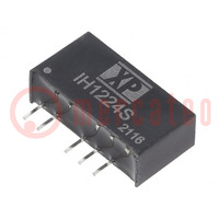 Converter: DC/DC; 2W; Uin: 12V; Uout: 24VDC; Uout2: -24VDC; Iout: 42mA