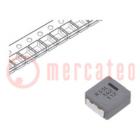 Inductor: wire; SMD; 330nH; 56.7A; 1.1mΩ; ±20%; 10.9x10x5mm; ETQP5M