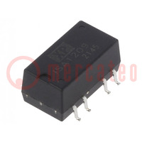 Converter: DC/DC; 1W; Uin: 10.8÷13.2V; Uout: 9VDC; Uout2: 9VDC; SMT