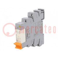 Relay: interface; DPDT; Ucoil: 24VDC; 6A; 6A/250VAC; 6A/30VDC; IP20