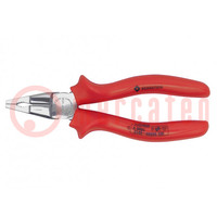 Pliers; insulated,universal; 190mm