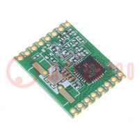 Module: RF; FM transceiver; FSK; 868MHz; SPI; -120dBm; 1.8÷3.6VDC